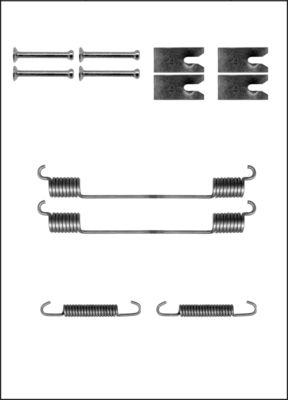 TRISCAN Tilbehørssæt, bremsebakker 8105102594