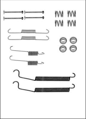 TRISCAN Tilbehørssæt, bremsebakker 8105102599