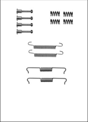 TRISCAN Tilbehørssæt, parkeringsbremsebakker 8105102602
