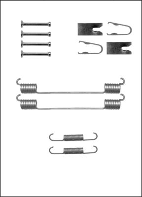 TRISCAN Tilbehørssæt, bremsebakker 8105102612