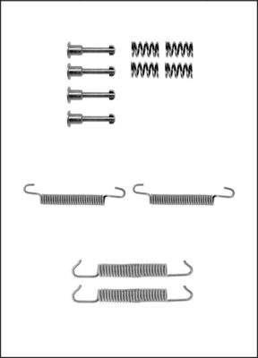 TRISCAN Tilbehørssæt, parkeringsbremsebakker 8105112065