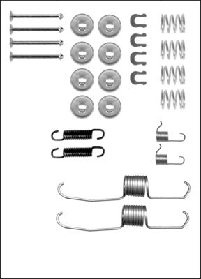 TRISCAN Tilbehørssæt, bremsebakker 8105132505