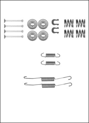 TRISCAN Tilbehørssæt, bremsebakker 8105132587