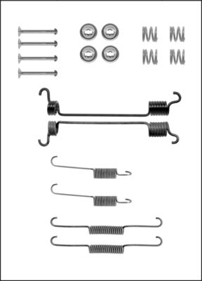 TRISCAN Tilbehørssæt, bremsebakker 8105142561