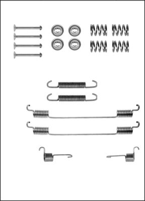 TRISCAN Tilbehørssæt, bremsebakker 8105152549