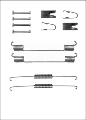 TRISCAN Tilbehørssæt, bremsebakker 8105152555