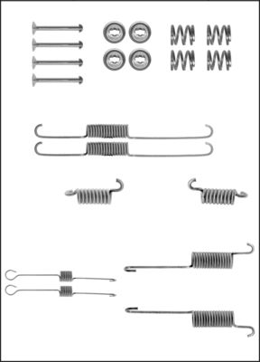 TRISCAN Tilbehørssæt, bremsebakker 8105162283