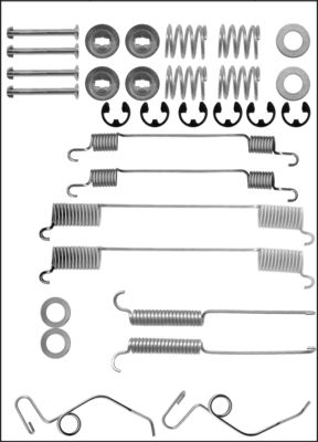 TRISCAN Tilbehørssæt, bremsebakker 8105162510