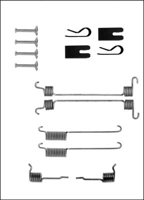TRISCAN Tilbehørssæt, bremsebakker 8105162590