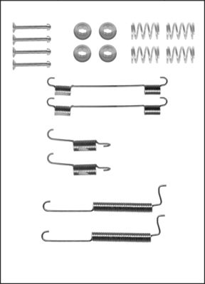 TRISCAN Tilbehørssæt, bremsebakker 8105212001