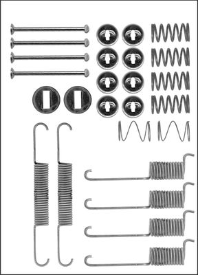 TRISCAN Tilbehørssæt, bremsebakker 8105232558