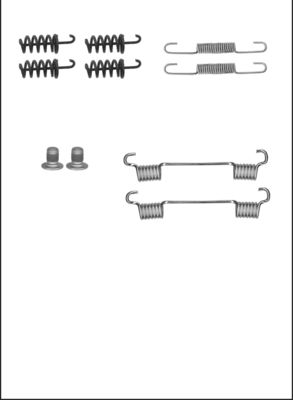 TRISCAN Tilbehørssæt, parkeringsbremsebakker 8105232564