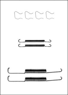 TRISCAN Tilbehørssæt, bremsebakker 8105242348