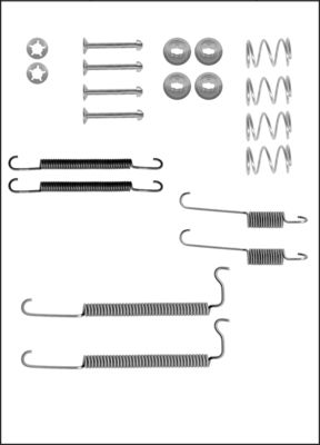 TRISCAN Tilbehørssæt, bremsebakker 8105242366