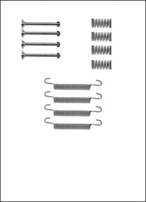 TRISCAN Tilbehørssæt, parkeringsbremsebakker 8105242536