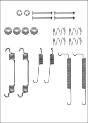 TRISCAN Tilbehørssæt, bremsebakker 8105242561
