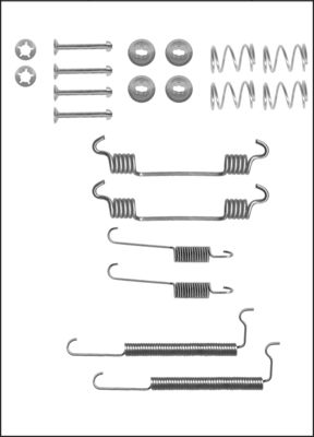 TRISCAN Tilbehørssæt, bremsebakker 8105242563