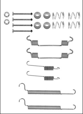 TRISCAN Tilbehørssæt, bremsebakker 8105242569