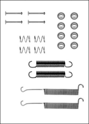 TRISCAN Tilbehørssæt, bremsebakker 8105272285