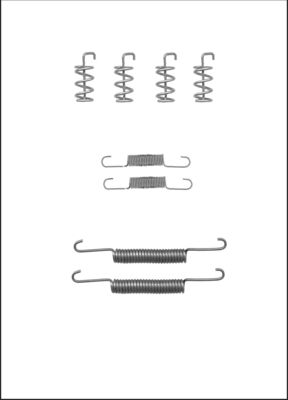 TRISCAN Tilbehørssæt, parkeringsbremsebakker 8105272578