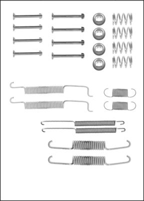 TRISCAN Tilbehørssæt, bremsebakker 8105292421