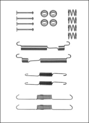 TRISCAN Tilbehørssæt, bremsebakker 8105432001