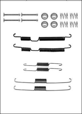 TRISCAN Tilbehørssæt, bremsebakker 8105432002