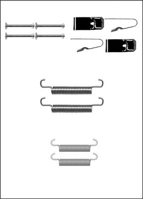 TRISCAN Tilbehørssæt, parkeringsbremsebakker 8105802001