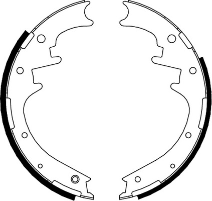TRISCAN Bremsebakkesæt 810010016 for FORD USA FORD