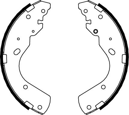 TRISCAN Bremsebakkesæt 810010017 for FORD USA MAZDA