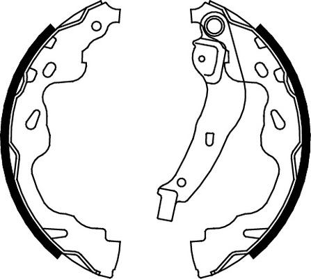 TRISCAN Bremsebakkesæt 810013035 for OPEL VAUXHALL PEUGEOT SUZUKI TOYOTA