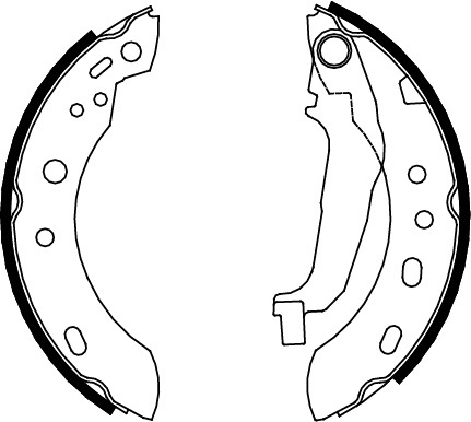 TRISCAN Bremsebakkesæt 810014001 for NISSAN
