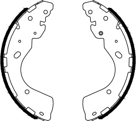 TRISCAN Bremsebakkesæt 810014012 for FORD USA NISSAN RENAULT