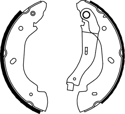 TRISCAN Bremsebakkesæt 810016007 for FORD