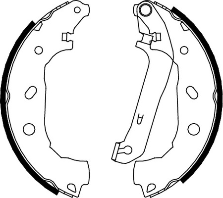 TRISCAN Bremsebakkesæt 810016009 for FORD