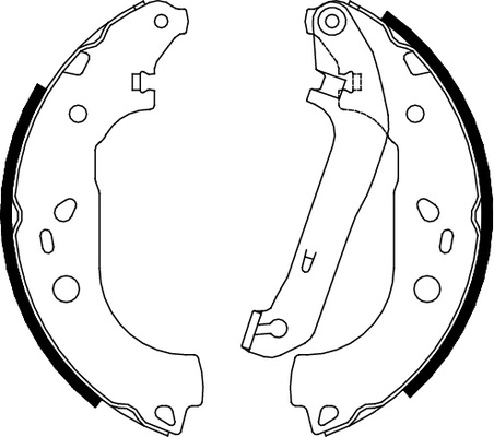TRISCAN Bremsebakkesæt 810016011 for FORD