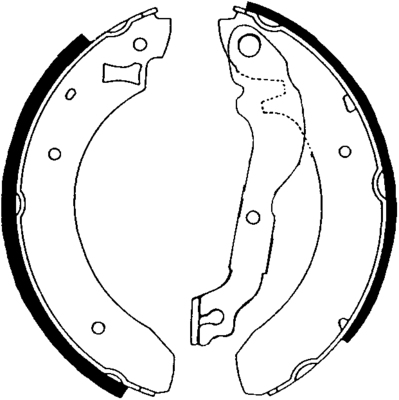 TRISCAN Bremsebakkesæt 810016376 for FORD