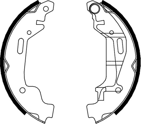 TRISCAN Bremsebakkesæt 810024001 for OPEL VAUXHALL