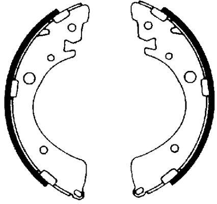 TRISCAN Bremsebakkesæt, parkeringsbremse 810040441 for HONDA