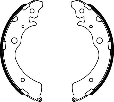 TRISCAN Bremsebakkesæt 810040508 for HONDA SUZUKI