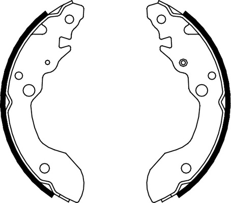 TRISCAN Bremsebakkesæt 810069007 for SUZUKI