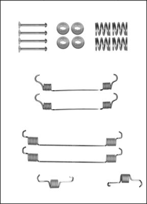 TRISCAN Tilbehørssæt, bremsebakker 8105102597