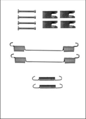 TRISCAN Tilbehørssæt, bremsebakker 8105102601