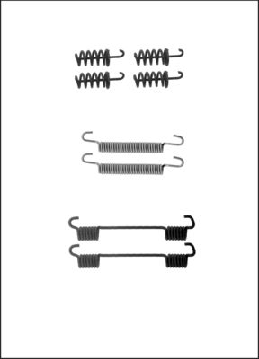 TRISCAN Tilbehørssæt, parkeringsbremsebakker 8105102605