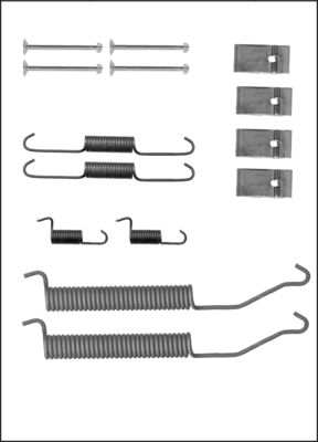 TRISCAN Tilbehørssæt, bremsebakker 8105102609