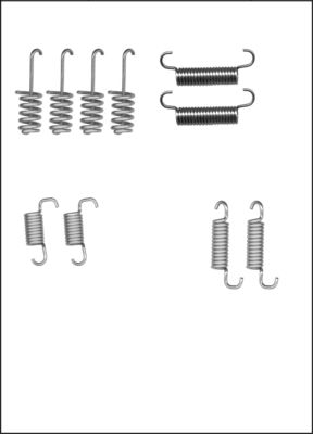 TRISCAN Tilbehørssæt, parkeringsbremsebakker 8105102616