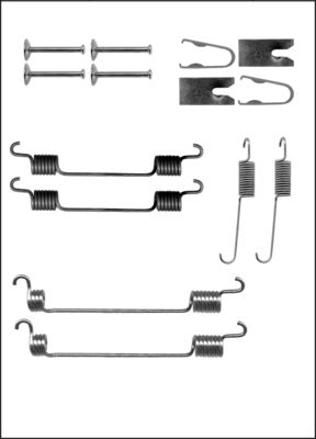 TRISCAN Tilbehørssæt, bremsebakker 8105132588