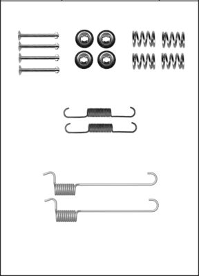 TRISCAN Tilbehørssæt, parkeringsbremsebakker 8105142567