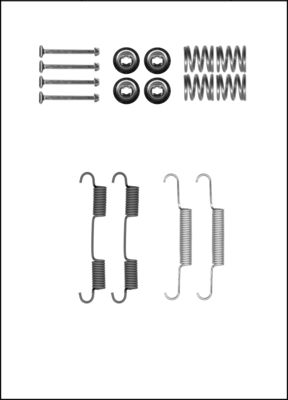 TRISCAN Tilbehørssæt, parkeringsbremsebakker 8105142568