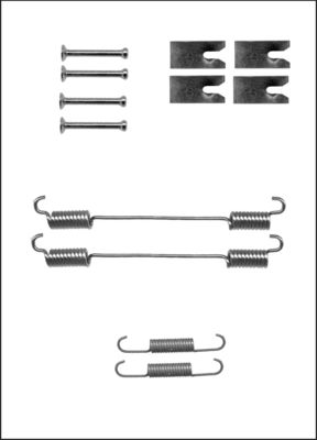 TRISCAN Tilbehørssæt, bremsebakker 8105152561